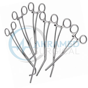 Ensemble de pinces vasculaires aortiques 5 pièces en acier inoxydable, pinces d'exclusion, instruments chirurgicaux cardiovasculaires certifiés CE - Product Image 3