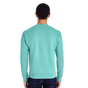 Sudadera Básica Delgada de Invierno, Sudadera Holgada de Manga Larga con Cuello Redondo y Bordado de la Marca, para Hombre y Mujer, Mezcla de Algodón - Product Image 1