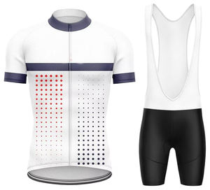Ensemble maillot et short de cyclisme grande taille, tissu respirant à séchage rapide, ensemble de vêtements de cyclisme surdimensionnés personnalisés par sublimation, tenue d'été - Product Image 1