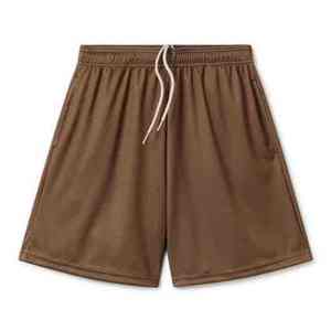 Pantalones Cortos Deportivos de Malla para Hombre, Transpirables, de Secado Rápido, con Bolsillos, para Entrenamiento Físico - Product Image 1