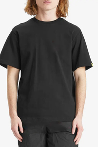 Camiseta de algodón para hombre, de color sólido, informal, con cuello redondo, básica, 100% algodón, de corte holgado y estampada. - Product Image 4
