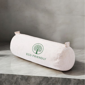 Étui à crayons en toile de coton avec fermeture éclair, couleur personnalisée, sac de rangement pour cosmétiques, trousse à crayons avec design rond pour articles promotionnels - Product Image 1