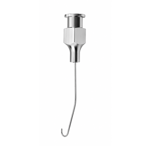 Cannule d'irrigation Binkhorst Premium à crochet, 22ga, en acier inoxydable, instrument chirurgical ophtalmique d'irrigation réutilisable pour microchirurgie oculaire - Product Image 3