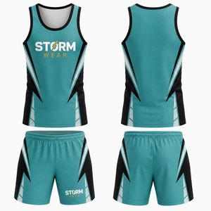 Uniforme d'athlétisme de haute qualité fabriqué par STORM WEAR, matériau durable, idéal pour les sports de plein air. - Product Image 1