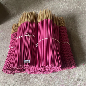 ผู้ผลิตธูปโดยตรง จำหน่ายธูปสีชมพู ขนาด 12 นิ้ว – ธูปคุณภาพสูงสำหรับการจุ่มน้ำหอม - Product Image 1