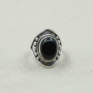Natural Nuummite Gemstone <b>Ring</b> 925 Sterling Silver Rose Gold Yellow Gold Plated Vintage Handmade <b>Statement</b> Jewelry Gift for Men - Product Image 4