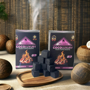 Charbon de bois de coco activé meilleure performance avec 75% de carbone fixe Tailles personnalisées pour narguilé et Shisha Prix à Dubaï Merades - Product Image 2