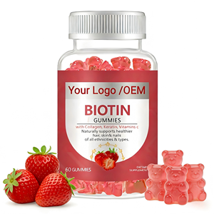 Gomitas de Biotina de Calidad Superior, Fórmula Nutricional Masticable de Grado Alimenticio, Proveedor de Gomitas de Biotina para Pedidos al por Mayor OEM ODM de la India - Product Image 1