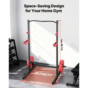 Rack Power Cage per Home Gym - Attrezzatura per Allenamento Fitness 1000 libbre - 4 Bande di Resistenza - Multifunzione - Product Image 5