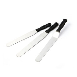 Espátula Angulada de Acero Inoxidable de Grado Alimenticio de 21 cm, Espátula para Alisar Crema y Glaseado, Herramienta para Decorar Pasteles - Product Image 4