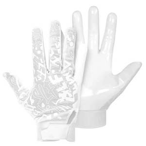Guantes de Fútbol Americano de Diseño Personalizado al por Mayor, Transpirables, Sublimados, con Palmas de Silicona Antideslizantes para Jugadores Profesionales - Product Image 1