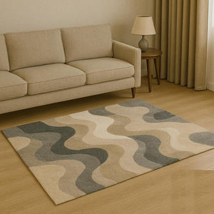 Alfombras y Tapetes de Lana de Nueva Zelanda, Diseño Moderno Abstracto, Hechos a Mano, de Pelo Largo, Ecológicos - Product Image 3