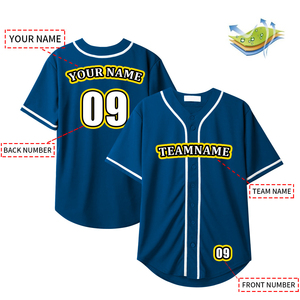 Maillot de baseball personnalisé pour hommes avec numéros d'équipe sublimés, manches trois quarts, uniforme d'équipe adulte, fabricant de vêtements de sport OEM - Product Image 6