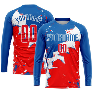 เสื้อฟุตบอลคุณภาพสูงขายส่ง รุ่นใหม่ล่าสุด พิมพ์ลายดิจิทัล ระบายอากาศได้ดี สำหรับผู้ใหญ่ทุกเพศ สวมใส่สบาย ผลิตจากโพลีเอสเตอร์ 100% - Product Image 3
