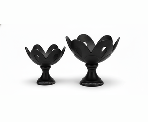 Modern Gold Lotus Aluminum Fruit <b>Bowls</b> Elegant Pedestal Centrepiece Home Decor Luxury Gifting | Handcrafted Eco-Friendly <b>Bowls</b> - Product Image 5