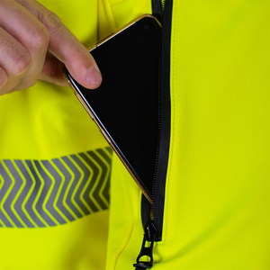 Chaqueta de Seguridad de Alta Visibilidad para Trabajo en Invierno, Reflectante con LED, Impermeable, de Secado Rápido y Transpirable, para Construcción en Exteriores - Product Image 4