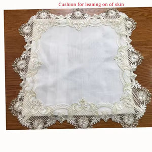 <span class=keywords><strong>Mantel</strong></span> de Lujo <span class=keywords><strong>con</strong></span> Bordado de Encaje <span class=keywords><strong>Dorado</strong></span> para Bodas y Banquetes, Elegante <span class=keywords><strong>Mantel</strong></span> <span class=keywords><strong>Blanco</strong></span> - Product Image 6