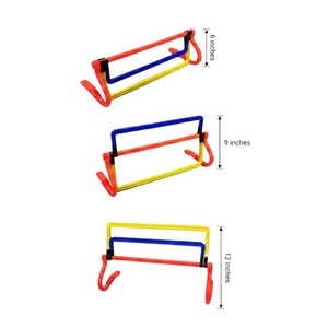 Vallas de Agilidad Ajustables 3 en 1 para Entrenamiento de Velocidad y Agilidad en Fútbol, Fitness y Entrenamiento Atlético - Product Image 3