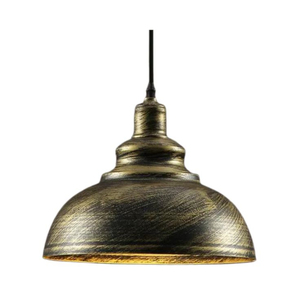 Elegante Lámpara Colgante Pequeña para Cocina Estilo Rústico, Lámpara de Techo Vintage de Madera y Metal Negro para Comedor - Product Image 6