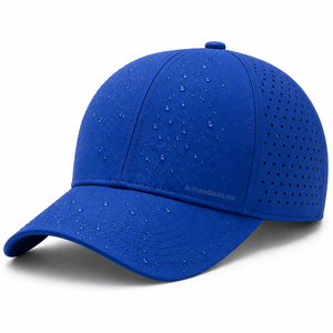 Gorra de Golf Ligera e Impermeable Personalizada, con Perforaciones Láser, Transpirable, de Alto Rendimiento, con Cierre a Presión, para Correr, Pescar, Senderismo y Deportes - Product Image 1