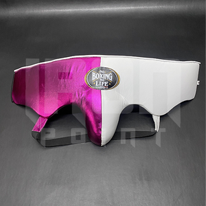 Protège-entrejambe personnalisable de haute qualité « No Boxing No Life » en cuir de vachette de première qualité, à lacets, pour l'entraînement de boxe et d'arts martiaux, épais - Product Image 4