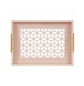 Bandeja Rectangular con mango de Metal, fabricante al por mayor - Product Image 3