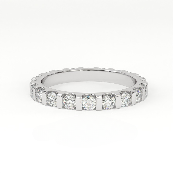 18K White Gold
