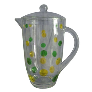 Vasos de acrílico de colores con puntos redondos - Product Image 2