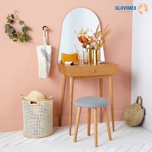 Cesta Redonda Tejida a Mano de Bambú y Ratán Rústico, Ecológica, Personalizable, Organizador de Almacenamiento para el Hogar, para Ropa y Juguetes - Product Image 3