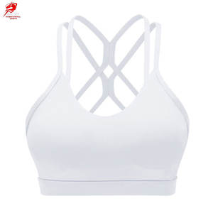 Soutien-gorge de sport élégant pour femme, dos croisé, maintien optimal, vêtement de sport athlétique - Product Image 1