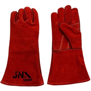 High Quality Split Leather Outdoor <b>Gloves</b> Welding <b>Gloves</b> Made Cow Split Welding Leather - Product Image 1