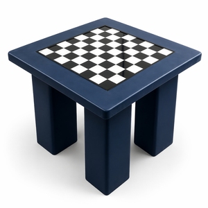 Table d'échecs unisexe Azure Prestige durable avec design intérieur de luxe, emballage personnalisable, origine Haryana, pour usage domestique ou en club - Product Image 1