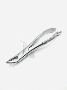 Pinzas de Extracción Dental Fig. Instrumento Quirúrgico Manual de Clase I con Empuñadura Moleteada Plateada 76 Upper Roots - Product Image 1