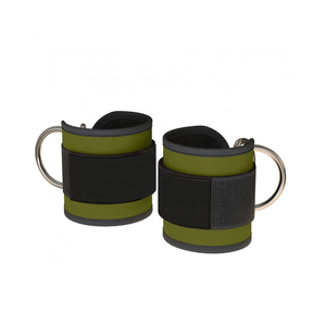 Sangles de cheville réglables en néoprène respirant pour la gym, rembourrées et robustes, pour protection en fitness sur machine à câble, vente en gros personnalisée - Product Image 4