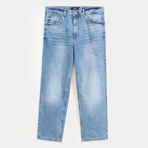 Custom <b>Men's</b> Denim <b>Jeans</b> Premium Casual High-Waist Waterproof Eco-Friendly Fleece Lining Pockets Reasonable Price Low MOQ - Product Image 3