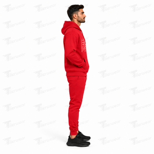 Wholesale Custom Logo <b>Men's</b> Oversized Plain Sweatsuit Hoodie and Sweatpants Set Plus Size Tracksuit <b>for</b> <b>men</b> - Product Image 3