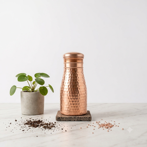 Jarra de cobre martillado para uso doméstico. (Cobre puro certificado) - Product Image 1