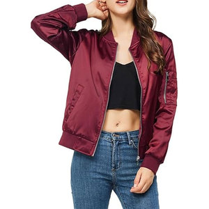 High Quality <b>Womens</b> Bomber <b>Jacket</b> <b>Winter</b> <b>Warm</b> Outerwear and Fall Windbreaker Woven <b>for</b> Everyday Wear Fashion Outdoor - Product Image 5