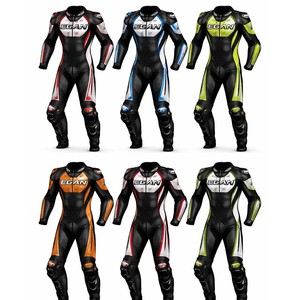 Combinaison de course en cuir pour moto, sur mesure, respirante, pour l'hiver, une pièce, manches longues, couleur et logo entièrement personnalisables - Product Image 6
