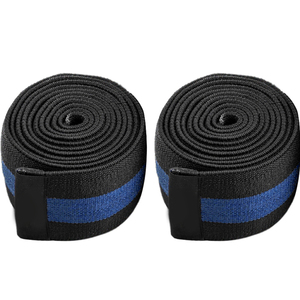 Bandes de genou élastiques en néoprène réglables de haute qualité avec logo personnalisé pour l'haltérophilie, la musculation et l'entraînement de force - Product Image 5