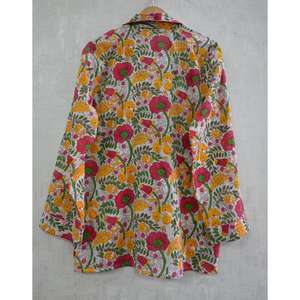 Conjunto de Pijama de Algodón para Mujer con Estampado a Mano, Conjunto de Pijama Cómodo para Dormir y Descansar - Product Image 4