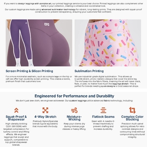 Leggings amincissants et rehausseurs de silhouette pour femmes, personnalisés OEM haut de gamme, et ensemble de vêtements de sport 2 pièces sur mesure - Product Image 4