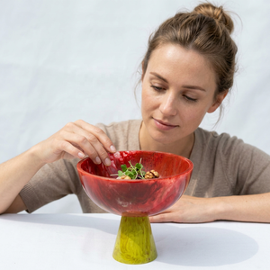 Luxury Polished Resin Food Grade Durable Eco-Friendly Stackable Customizable Serving Bowls-Elegant Decorative Functional Design - Product Image 1