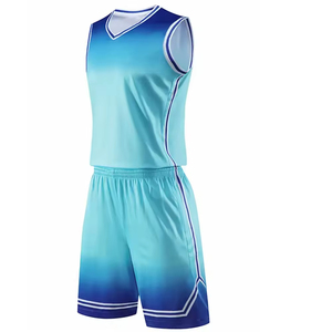 Nouveau maillot de basket-ball personnalisé imprimé unisexe 100% polyester, blocs de couleur, sublimé, respirant, grandes tailles - Product Image 1