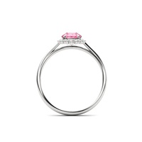 925 Sterling Silber Labor-Erstellter Rosa Turmalin Birnenform Laborgefertigt Mit Reinem Silber Minimalistischer Ring Feiner Schmuck Ring für Frauen