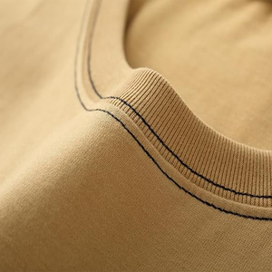 T-shirt pour homme de haute qualité, couleur unie, 100% coton, col rond, design simple, écologique, léger, respirant, séchage rapide - Product Image 4