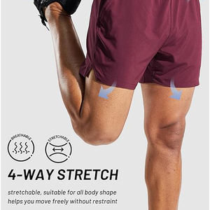 Pantalones Cortos Deportivos Reversibles para Hombre, de Secado Rápido, Ligeros, Transpirables y Elásticos - Product Image 3