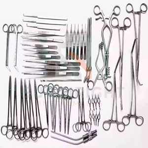 Juego de 52 Instrumentos de Cirugía Cardíaca y Vascular de Acero Inoxidable Reutilizables para Toracotomía, Cirugía General y Mayor, para Hospital, por Blush - Product Image 4