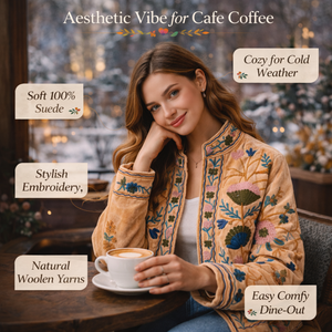 Chaqueta Bomber Bordada en Terciopelo Hecha a Mano para Mujer, Manga Larga, Cuello Alto, Abrigo de Invierno - Product Image 4