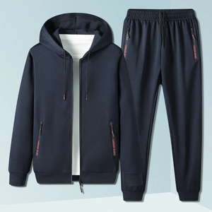 Vintage Men's <b>90s</b> Style Winter Casual Solid Breathable Fleece <b>Tracksuit</b> Polyester Windbreaker Set Color Hip Hop Streetwear - Product Image 1